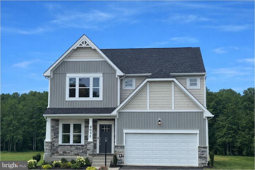 Colebrook Estates is located in the desirable Falmouth/White Oak area of Stafford County.  This Somerset features an open floor plan, flex space for an office or playroom, and luxury vinyl plank flooring throughout the main level. The kitchen is equipped with stainless steel Samsung appliances, upgraded cabinets, and quartz countertops. Enjoy outdoor living with a 10x18 composite deck off the rear sunroom extension. The upper level includes 4 bedrooms and 2 full baths. The owner's suite boasts a deluxe silver bathroom with a rain shower feature. The finished lower level features an expansive finished rec room with a full bathroom and a walkout sliding door exit, adding even more convenience and space. Don't miss this opportunity!

Photos are of a similar model home.
