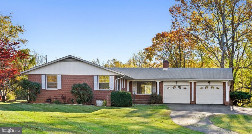 Welcome home to 5 beautiful acres in Rappahannock county*HOME IS SOLD STRICTLY AS-IS*2 car attached garage*Separate detached shop*3 bedrooms*2 baths*Hardwood floors throughout*Wood burning fireplace in dining room*Take in the views from the bay window*Whole house generator conveys & is also sold strictly as-is*Paved driveway*