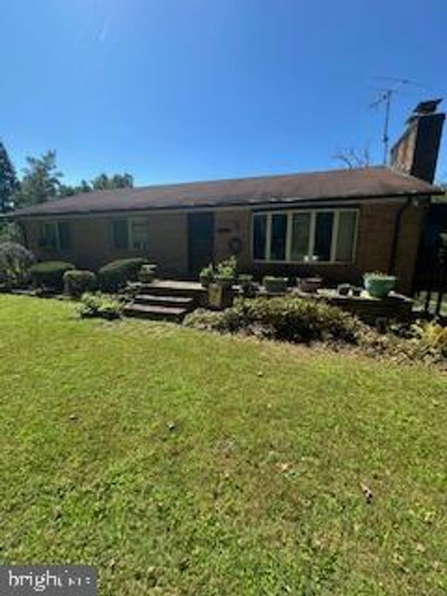 Probate Sale - Below market value, brick rancher with a totally finished basement on an acre of land. 3 bedroom, 2 baths, 2 kitchens, an additional 3 rooms in the basement.  This house is larger than it appears, there is an addition of an extra 300 sq. ft. giving it a total of almost 3800 sq. ft. of living space (including the basement). At this price it won't last long!!!