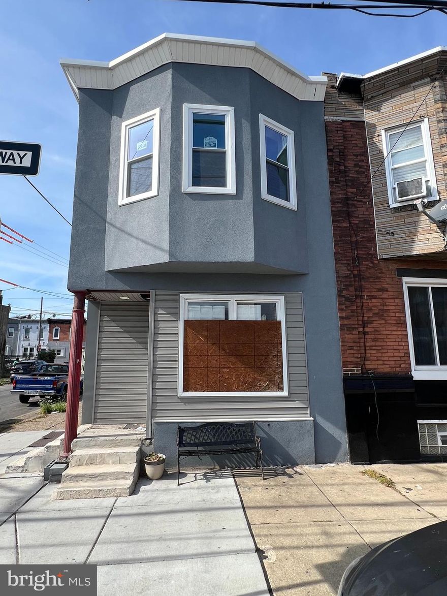 Amazing mixed-use opportunity in Point Breeze South Philadelphia area.  Property has been updated with all new sleek vinyl wood floors and a new kitchen.  New stucco exterior.  Can be use as residential or a great store front (Ex.  Office, Nail Salon, Barber shop).  Close to all local cafes, restaurants, parks and public transportation.  Come and schedule a tour today!