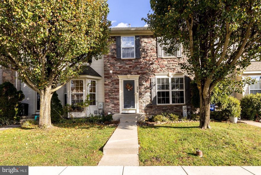 Beautifully Maintained Stone Front Townhome with 2500+sq ft of Living Space!* This home is featuring 3 bedrooms, 3-1/2 bathrooms, spacious main level, & a fully finished lower level. Enter the home to a spacious Living Room with updated bamboo flooring, half bath, french door coat closet, and large front windows allowing loads of natural light. Make your way into the Fully Renovated Kitchen  w/updated counters, stainless steel appliances, large walk-in pantry, bamboo flooring, and dining area. The kitchen looks through to the Morning/Multi-Purpose Rm that includes a slider leading out to the rear deck. Heading upstairs you will find a Large Primary Suite with 2 Walk-In Closets, on-suite bath, vaulted ceiling and dressing area. The Primary Bath includes double sink vanity, soaking tub and walk-in Shower. Down the hall is 2 additional spacious bedrooms both with ceiling fans, carpet, and french door closets, and a full bath with tub/shower combination. The lower level showcases an expansive Recreation Room, den/office, laundry rm, and remodeled full bath. The recreation room includes a beautiful gas fireplace with mantle and slider leading out to patio. Step outside to a private fully fenced in rear yard backing to woods with a deck, paver patio, storage shed, garden boxes and room for more! Updates include new Roof in 2023 & hot water heater in 2017, Main Level Bamboo Flooring, Updated Lower Level Bath & Remodeling Kitchen  This home is a must see!