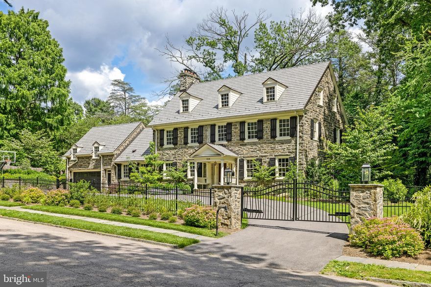 Nestled within the historic enclave of Chestnut Hill, 104 W Mermaid Lane stands as a testament to the enduring allure of early 20th-century architecture. Originally designed in 1908 by the esteemed architectural firm of Duhring, Okie, and Ziegler, this distinguished colonial stone residence has been meticulously restored and reimagined for the modern connoisseur, offering a seamless fusion of historical charm and contemporary luxury.
Key Features:
• Historical Grandeur: A testament to its storied past, this architectural masterpiece greets you with a sense of grandeur from the moment you approach its wrought-iron gates and gas-lit lanterns. A semi-circular driveway winds its way through meticulously manicured grounds, designed by Laurel Hill Gardens, inviting you to explore a world of refined elegance.
• Luxurious Living Spaces: Spanning over 6,500 square feet, this residence boasts 6 bedrooms, 5 full baths, and 1 half bath, each meticulously appointed to ensure the utmost comfort and style. Original shutters and windows pay homage to the home's rich heritage, while the centerpiece of the kitchen, a luxurious French stove from Lacanche, adds a touch of culinary sophistication.
• Exquisite Craftsmanship: The heart of the home, the chef’s kitchen, is a masterpiece of design and functionality. White cabinetry, brushed brass fixtures, and Mont Blanc marble countertops create an atmosphere of unparalleled refinement, while the Lacanche stove serves as a focal point for culinary inspiration.
• Timeless Elegance: Whether hosting grand gatherings in the formal living and dining areas or retreating to the serene primary suite, adorned with crown molding and Mont Blanc marble accents, every space within this home exudes an air of timeless elegance and sophistication.
• Meticulous Renovation: In 2017, the home underwent a complete renovation from stone to stone, preserving its historical integrity while incorporating modern amenities such as built-in invisible speakers, Lutron lighting, and smart home technology. Most of the original hardwood floors were maintained, showcasing their timeless beauty, while hand-stenciled hardwood flooring in the foyer adds a bespoke touch of character.
• Superior Craftsmanship: From new plumbing, wiring, roofing, and mechanicals, to spray foam insulation- no detail has been overlooked in ensuring the utmost quality and comfort. Every aspect of the home reflects a commitment to superior craftsmanship and attention to detail.
Indulge in the timeless allure of Chestnut Hill living at 104 W Mermaid Lane, where history meets luxury in perfect harmony. Schedule your private tour today and experience the epitome of refined living.