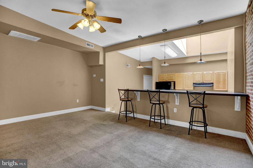 Experience the ultimate urban lifestyle with this newly available home, located on the 3rd floor, ideally situated within walking distance to all that Federal Hill and the Inner Harbor have to offer. Whether you're a foodie, a culture enthusiast, this vibrant neighborhood has something for everyone.
Step into this stylish apartment and prepare to be impressed by its spacious layout and modern amenities. The highlight of the kitchen is undoubtedly the expansive skylight, flooding the space with natural light and creating an inviting atmosphere for cooking and entertaining.
As you gaze out of the window, you'll be treated to breathtaking city views that showcase the dynamic energy of Baltimore. 
If you love to entertain, you'll appreciate the open-concept layout and generous living spaces that make hosting gatherings a breeze. Whether you're throwing a dinner party or simply inviting friends over for cocktails.
Don't miss out on the opportunity to live in this prime location and experience the best that city living has to offer. Schedule a viewing today and make this urban apartment your new home!
