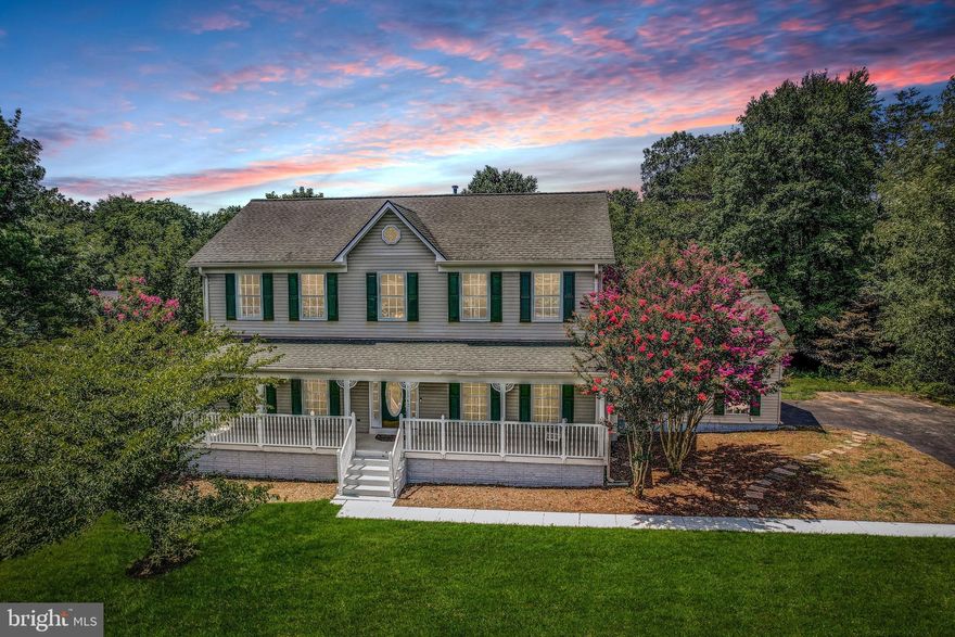 Great location and mixture of rural feel but close to amenities! New paint, new carpet, new granite counters! Open concept floor plan brings family room and kitchen together for a great community feel. Large primary bedroom, vaulted ceiling, and spacious primary bath with updates. Enjoy an upper level office workspace, great for working from home, complete with door to a private balcony overlooking a peaceful wooded view! Finished basement provides recreation space. Large back yard for outdoor enjoyment!