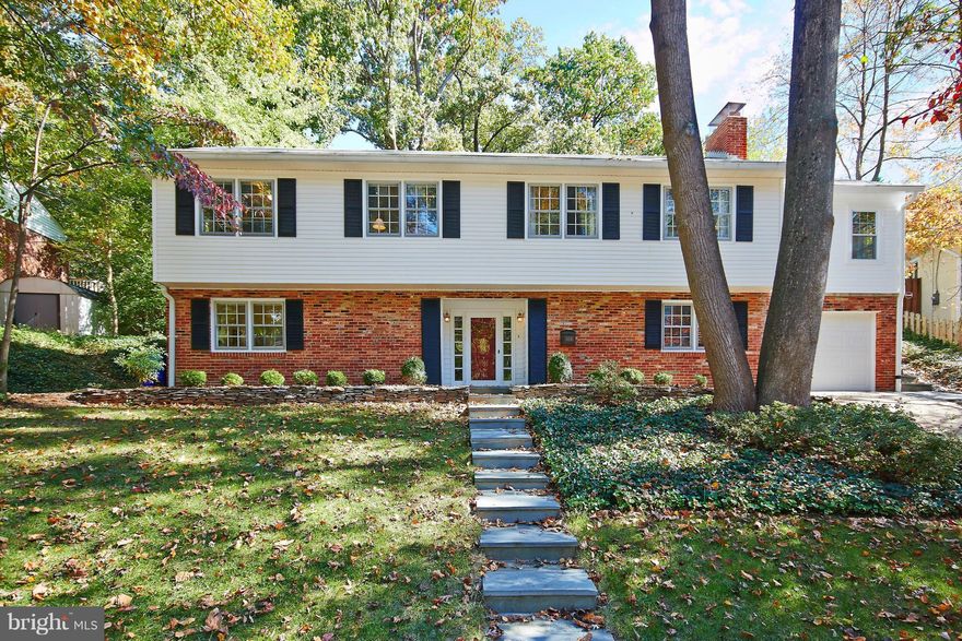 Unbeatable price for an oh-so convenient location! Totally remodeled kitchen huge family room addition lower level cozy office with fireplace lSpacious light-filled rooms throughout  Hardwood flooring  neutral paint  private patio with corner fireplace garage efficient radiant hot water heat recent CAC  .37acre wooded lot ALL this just minutes to Chain Bridge Move in ready!!!