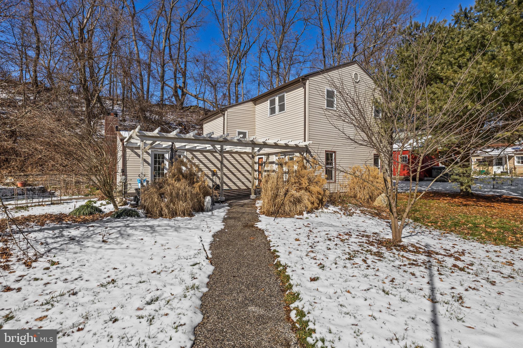 Welcome home to 3881 Hess Rd. Take in the peace and tranquility that this 1.5+ acre lot offers. Inside you'll be greeted by cathedral ceilings in your living room and  enjoy the one floor living option that this home provides.  2 bedrooms, 2 full baths, and Laundry on the first as well. Upstairs, you'll find a nice open sitting area as well as the additional 2 bedrooms and full bath. Back outside, you'll see that the oversize 2 car garage offers plenty of space for your projects. Also there's a small creek that runs through the front of the property. Schedule your private showing today!