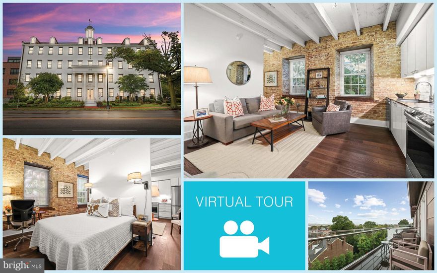 SOLD FOR FULL PRICE! Discover contemporary urban living in this chic 1 bedroom, 1 bath loft-style condo, located in a beautifully renovated historic building just half a mile from the Braddock Metro in Old Town Alexandria. This unique unit boasts an open floor plan with 12-foot ceilings, exposed original brick walls, and industrial iron beams, blending historic charm with modern elegance. Wide-plank hardwood floors add warmth and sophistication, while the expansive layout offers flexibility for any lifestyle.

The modern kitchen features stainless steel appliances, quartz countertops, sleek cabinetry, and a stylish subway tile backsplash. Perfect for entertaining or enjoying a quiet evening, the kitchen flows seamlessly into the open living area.

The unit also includes a luxurious bathroom with abundant storage and a large walk-in closet complete with built-in organizers for optimal functionality.

Parking is hassle-free with an assigned space and ample visitor parking available.

Originally the Mount Vernon Cotton Factory in 1847, this historic building offers premium amenities, including a community event room with a kitchen, and an outdoor terrace with breathtaking views of the Potomac River.  All utilities included in the condo fee except for electric. 

The location is unbeatable—take a short stroll to the Metro, waterfront parks and trails, popular restaurants, coffee shops, bars, and retailers. Groceries are a breeze with Trader Joe’s and Harris Teeter nearby. With easy access to Amazon HQ2, Washington DC, and National Airport, this condo is perfect for those seeking a blend of history, convenience, and style.
