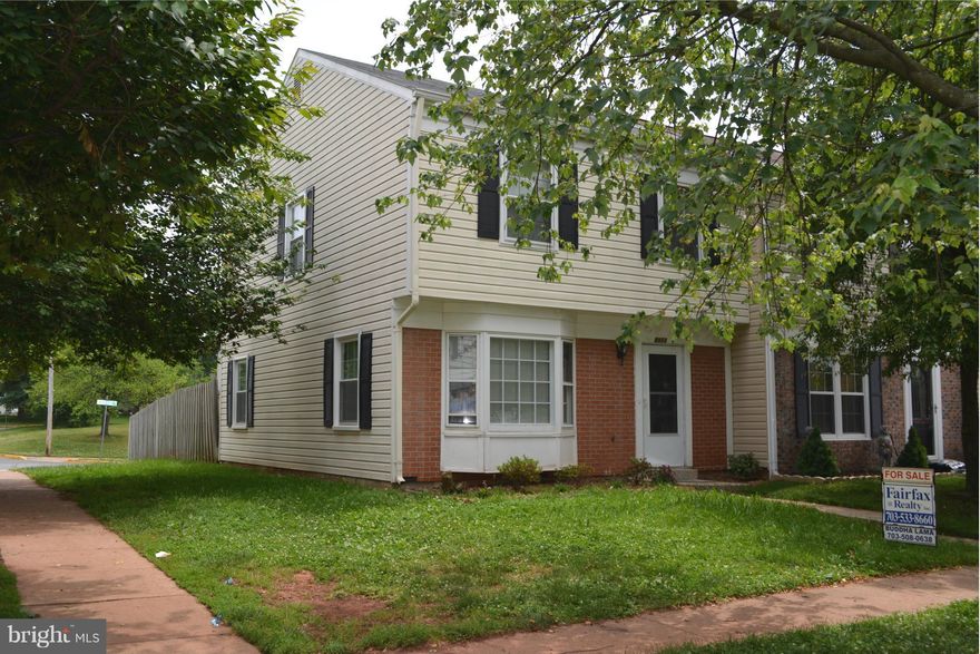 Beautiful end unit townhouse with 3 bedrooms and 2.5 bath. Granite Countertop, stainless steel Appliances, Hardwood floor. House will be professionally repainted and new carpets will be installed.   Plenty of parking spaces. Won't last long.