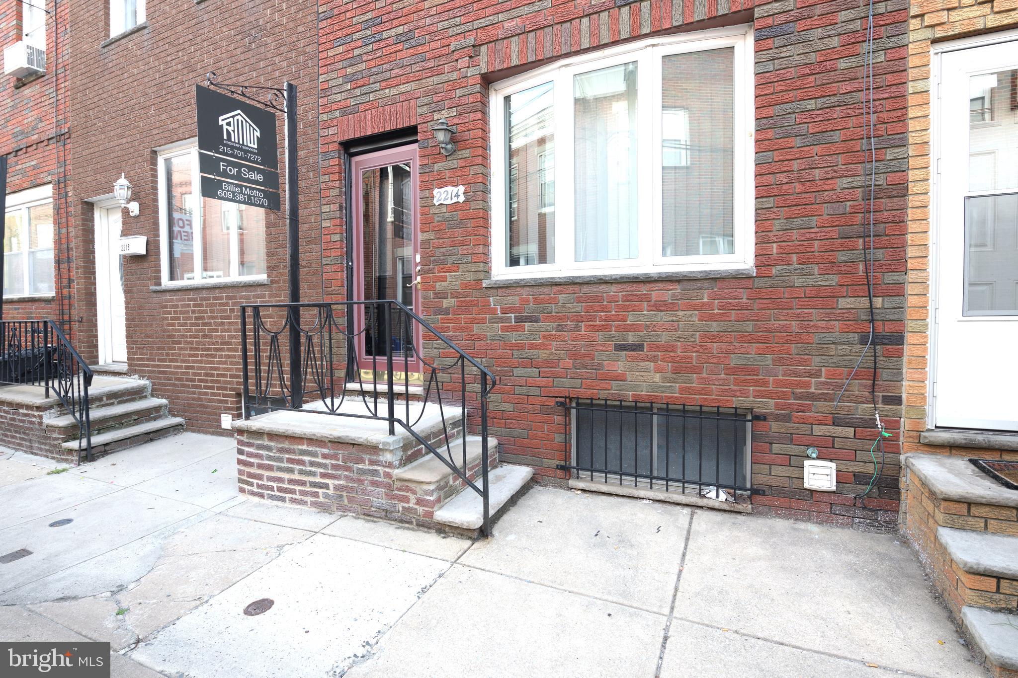 Move right into this spacious 2 bedroom 1.5 bath home in the heart of S. Philadelphia! Enter into your large living room with wood flooring throughout the first floor and the property has a nice size yard. Laundry is in the basement which is clean with shelving providing a lot of storage space. 2nd floor has 2 large bedrooms with closets and a tiled spacious bathroom. Make your appointment today. Quiet street perfectly located between West Passyunk Ave and Girard Estates; close to all public transportation lines.