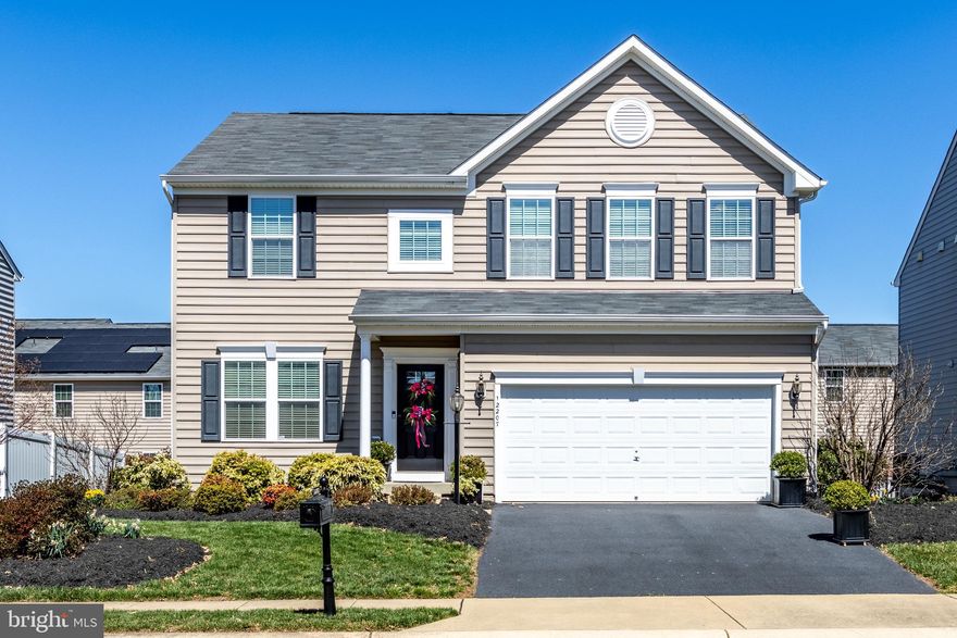 This meticulously maintained and “move in ready” 4 bedroom home looks like new and offers a perfect blend of comfort and style. Step inside to find gorgeous hardwood floors flowing throughout the living room, kitchen, dining area, and half bath.  The light-filled dining space is surrounded by large windows, inviting natural sunlight into the open plan kitchen and family room. A lovely gas fireplace warms the family room. The modern kitchen includes all stainless appliances, a long center island with storage and eating space, and a pantry closet. 
You will love the relaxing owner’s suite featuring a generous 12-ft walk-in closet and a tiled bathroom complete with a soaking tub, a separate tiled shower and a double vanity. Three other bedrooms share a hall bath with a traditional tub/shower. The laundry room is conveniently positioned among the bedrooms with a hanging rod/storage cabinet and a front loading washer and dryer.
Outdoor living is just as impressive, with a beautiful 35’ deck providing plenty of room for your grill, dining table, and lounging furniture. This enhances your outdoor space and creates a perfect area for entertaining or unwinding. The yard space between the deck and the fencing has been beautifully landscaped and manicured. 
Additional features include a two-car garage and an unfinished basement already plumbed for a full bath and endless potential for extra living space. Please see the walk through video in the icon above the pictures. Also special features and some neighborhood information in the documents section. Community includes a Club house and outdoor pool.