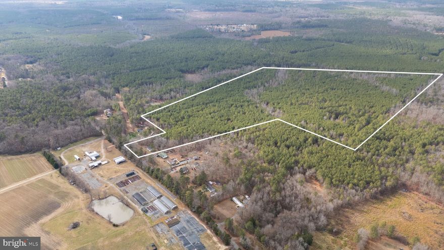 Undeveloped land, consisting of 64.045 acres +/- with a house, is a gem waiting for you in Caroline, County Virginia.  It is nestled in between Washington, D. C. and Richmond, Virginia, less than 3 miles from Interstate 95, Carmel Church exit 104 and less than 1 mile from Route 1. This listing at 23206 Telegraph Road, Ruther Glen, Virginia 22546 is basically parallel to Route 1, contains a residence with a new roof that is sold As-Is, Where is, with all faults and is backed by wooded land that is on 12 acres, tax map 82-A 13.  It will not be sold separately. It will be sold along with the adjacent parcel, 52 acres of undeveloped land, tax map 82-A-14, MLS#  VACV2009296. There are many uses for this land such as detached single family dwellings, places of worship, nurseries, greenhouses, game preserves, wildlife sanctuaries, conservations areas, public facilities, public utilities, manufactured  homes, family cemetery, family divisions and so many more including special exception uses. Verify your usage plan with Caroline County, Department of Planning and Zoning and make this land your own. Locally, it is 24 miles from Fredericksburg, Virginia, 15 miles from soon to open Kalahari Resorts and Conventions, 26 miles from Richmond, Virginia, minutes away from Caroline County Fire and Rescue Station, Carmel Church Loop and 9 miles from Kings Dominion.  You can take flights out of Ronald Reagan National Airport and Richmond International Airport or rail from Amtrak and VRE out of Spotsylvania, Virginia. Spotsylvania Regional Medical Center, Mary Washington Hospital and VCU Medical Center Main Hospital are area Hospitals.  A new Caroline County Fire and Rescue Station is at the Carmel Church Loop.  There are many shops and restaurants along the Route 1 corridor.