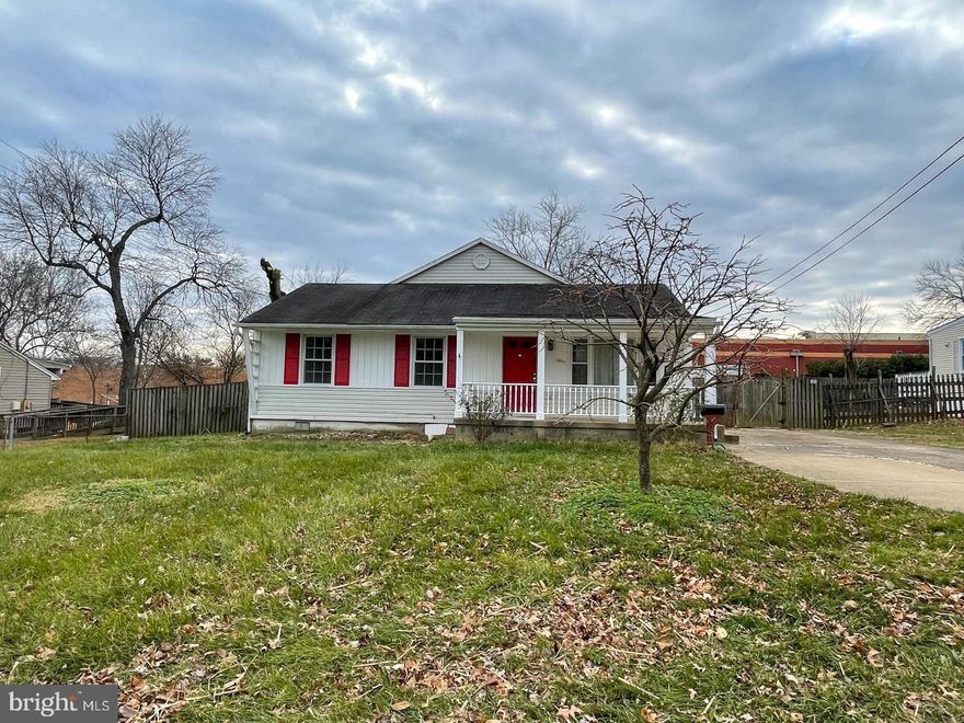 Recently renovated rambler with five bedrooms and three full bathrooms, updated kitchen and paint, large front yard and back yard, plenty of parking spaces. Decking stretches across back of home for entertaining in private fenced yard. Gleaming wood floor. Front covered porch. Close to shopping, restaurants, Rt 66, Rt 50 and Tysons.