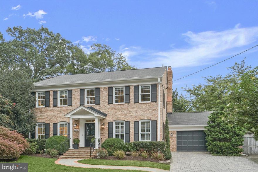 Ideally located in Kent, this happy brick home has beautiful updates that effortlessly combine everyday comfort with elegant entertaining.
Step into a welcoming foyer that opens to sun-filled living areas, perfect for hosting or relaxing. The updated chef’s kitchen is equipped with top-of-the-line appliances including a Wolf range, Sub-Zero refrigerator, wall oven, and built-in microwave (all replaced in 2025). The kitchen flows into the bright family room, creating a warm and inviting atmosphere for both casual and formal living spaces. 
The upper level features generously sized bedrooms, including a luxurious primary suite with an updated bathroom (2025), a fireplace, and two walk-in closets. A thoughtfully updated Jack and Jill bathroom (2024) serves two additional bedrooms, while Bedroom 4 enjoys its own updated en-suite bathroom (2020). A convenient laundry closet with a washer and dryer replaced in 2021 adds practicality to the upper level.
The lower level offers flexibility, featuring a fifth bedroom with a new Pella window and window well (2025), perfect for guests, a home office, or au pair suite. An updated full bathroom (2021) and a spacious recreation area with two additional windows and a wood burning fireplace round out this highly functional space.
Outside, the large flat yard includes a serene stone patio, while the front and side yards are serviced by an irrigation system for easy maintenance. The stone paver driveway (2018) adds curb appeal and leads to an upgraded garage (2023) featuring confetti flooring, organizational shelving, and a smart opener system with new track, keypad, and remotes (2024).
Other notable upgrades and improvements include an architectural shingle roof (2025), new gutters and downspouts (2025), eight new Pella windows along the back of the home (2025), and a recently installed water heater (2023).  
Set in one of DC’s most desirable neighborhoods, this home is inbounds for Mann, Hardy, and MacArthur schools. It’s located just blocks away from parks and has easy access to retail shops, major commuter routes, the Capital Crescent Trail, and Sibley Hospital.