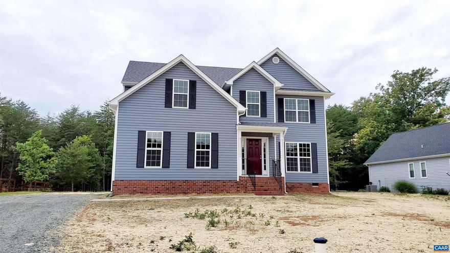 TO BE BUILT in Quigley. The spacious open concept Brookwood model with plenty of upgrades including LVP floors, dining room open to the kitchen with farmhouse sink, Tier 2 42" cabinets, granite countertops, 2x8 island with farmhouse sink overhang for extra seating, pantry, great room with access to the 10x16 rear deck overlooking the backyard. Craftsman railing package and oak stairs lead you upstairs where you'll find the expansive master suite with ceiling fan and sitting room perfect for relaxing and the garden tub option with double bowl vanity in master bath! 3 additional bedrooms with LED lights and laundry room. Upgraded interior doors, pull down attic with stairs. Sideload 2 car garage. Exterior upgrades include 8" white porch columns, wide window trim and shake siding for added curb appeal. Photos are similar. November completion.,Granite Counter,Wood Cabinets