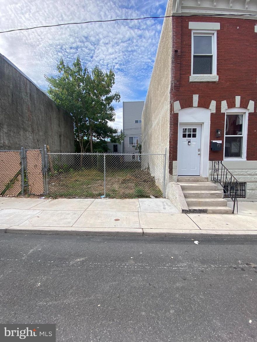 Opportunity knocks in one of Philly’s fastest-growing neighborhoods!
Welcome to 1332 N Hollywood Street, a prime vacant lot nestled in the heart of Brewerytown — where historic charm meets modern development. This clean, buildable parcel offers endless potential for your next project, whether you’re an investor, builder, or visionary homeowner ready to bring a custom design to life. Surrounded by new construction and recent sales, this block continues to see strong appreciation and buyer demand. With convenient access to Girard Ave, Fairmount Park, and Center City  you’re positioned in the middle of Brewerytown’s wave of growth. The property is zoned RSA5, making it ideal for single-family new construction or potential creative design opportunities and the lot’s flat topography makes it an excellent build site. Whether you’re looking to build and sell, hold and appreciate, or develop your dream home, 1332 N Hollywood gives you a blank canvas in a thriving neighborhood.  Neighboring new constructions and renovations are selling in the $375K–$420K+ range!
Bring your architect and your imagination — Brewerytown is booming, and this is your chance to be part of the story.