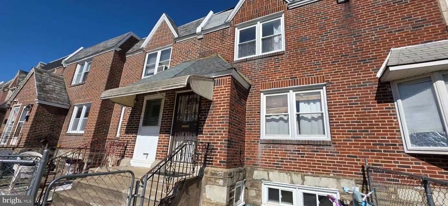 Welcome to this well-located townhouse in Northeast Philadelphia, featuring 3 bedrooms and 2 full bathrooms. The first floor boasts a combination of hardwood and tile flooring, while the second floor is finished with solid hardwood, creating a warm and classic feel. The basement is tiled and partially concrete, offering great potential for storage, a home gym, or a flexible-use area.

The kitchen has been renovated in recent years, offering a functional and updated cooking space. With plenty of natural light throughout, the home feels open and bright. While the property may benefit from some light cosmetic updates, it is structurally sound and offers great value.

Located just minutes from Cottman Ave shopping, public transportation, schools, and supermarkets, this home is perfect for both homeowners and investors.