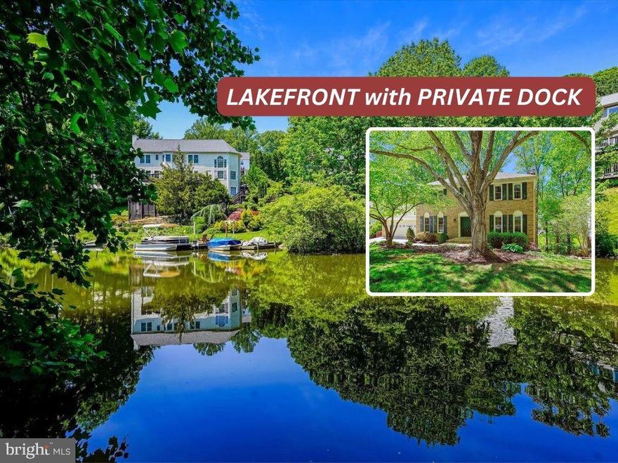 LAKEFRONT LIVING just 25 miles outside of D. C. ! Private dock, Pontoon Boat, Kayak, Paddleboard and Pool Table all convey! New Open floorplan with high end, wide-plank white birch hardwoods that stretch throughout the main level...kitchen has been fully remodeled with pretty granite, soft vanilla cabinetry and a smart appliance suite with all the bells and whistles! New Carpet just installed for you on the stairs and the upper bedroom level! Full primary bath remodel just completed with custom tilework in walk-in double shower! Dual sink vanity with sparkling new mirrors and light fixtures and those lake views too! The new primary bath layout also allowed for the creation of a true walk-in closet. Wow! The walkout lower level has a kitchenette and legal 5th bedroom with its own entrance, full bath and separate living area including a bonus room currently being used as a 6th bedroom. Behind that bookshelf is a door to the Enormous BOAT ROOM features unfinished storage space under the garage. You also have access to it from double doors to the lower deck. HVAC new in 2023 and roof replaced in 2018! The multi-level deck and stairs to the trex dock have all been recently redone. Located on one of the more popular streets in the community, it is a short walk to Beaver Landing beach in your cul-de-sac, one of three beaches with a fishing pier and picnic area with grills. Henderson Elementary, with its award-winning STEM program, is at the top of the street. And the short-cut to Dolphin Beach, where Montclair hosts its well-renowned calendar of events, is just a few blocks away! The commuter bus to DC is at the end of the street as well.Montclair amenities include a 109-acre stocked lake with 3 sandy beaches, boat ramp, boat storage, fishing piers, playgrounds/tot lots, ball fields, exercise stations, new dog park, 18-hole golf course with full-service Country Club, ...the list goes on! Pool memberships available too. Easy access to I-95 and nearby commuter lots/buses make it easy to commute to DC, the Pentagon, and beyond. Special financing is available through Project My Home to save you money on closing costs. Home is currently enrolled in a premium home warranty with the option to transfer to buyer at closing.