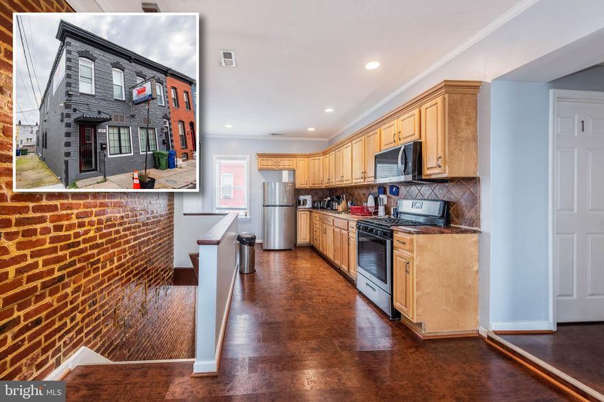 UNIQUE OPPORTUNITY TO OWN THIS TURN KEY MIXED USE DOUBLE WIDE ROWHOME IN PATTERSON PARK!  Main level commercial space with a large retail area with a half bath, and access to the partially finished basement for storage.  The upper level residential unit features a spacious living room, Chef's kitchen with ss appliances & granite counters, 2 bedrooms and 1 full bath with a separate shower and separate tub, in unit laundry, and a rear deck.  Perfect opportunity to add to your investment portfolio or live in the residential unit and work out of the main level commercial space!  Desirably located close to Patterson Park & Johns Hopkins!