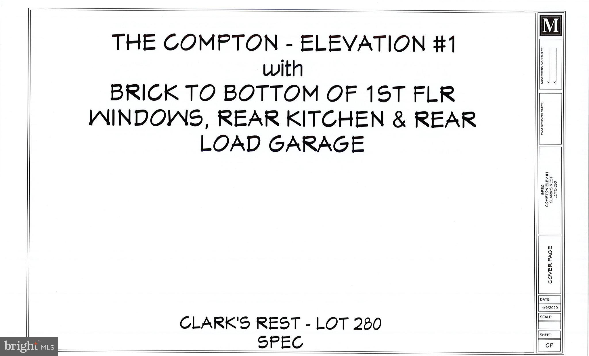 CLARK'S REST   PHASE 1A - Residential