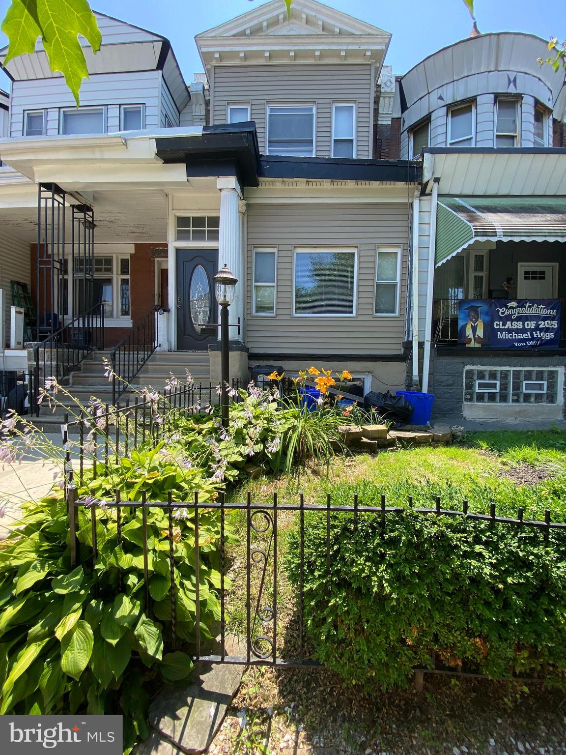 Located in the heart of Cobbs Creek, this large 2-story home has plenty to offer. There are 4 bedrooms with plenty of closet space, 1.5 bathrooms (both of which have been renovated), and a partially finished basement. It has a large and recently renovated kitchen that's perfect for those who like to cook, the kitchen includes updated cabinetry and stainless steel energy efficient appliances. There is a separate dining room area sandwiched between the kitchen and living room. The living room has a fully functional wood burning fireplace which is lovely to commune around during the colder months. The finished basement includes a bar, laundry area, and a renovated half bathroom. On the 2nd floor you'll find 4 bedrooms, each with plenty of closet space. There's also a renovated full bathroom with a skylight and soaking tub. Lastly, you'll find plenty of outdoor space, there is a back yard with a deck, a well-kept garden out front, and an enclosed porch.
Other positives: A new roof was installed in 2024, there is a new water heater and boiler unit, water mitigation equipment was used in the basement prior to it being finished, PVC plumbing lines, and new windows throughout.
This house is a block and a half away from the Cobbs Creek Park which includes a playground, tennis courts, a swimming pool, and more. Accessible by SEPTA (46 & 57 Bus, 34 Trolley).
Basement carpet has been removed so that floors can be finished to buyers liking.