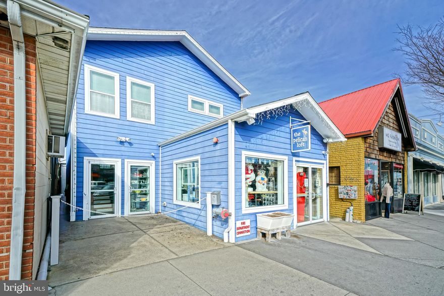 MIXED USE COMMERCIAL / RESIDENTIAL - the perfect blend of commerce and comfort in downtown Rehoboth Beach!  Your storefront awaits, primed for your vision to thrive. With two parking spaces, high foot traffic and excellent visibility, it's the ideal canvas for your retail dreams to flourish. Set the stage for your boutique, gallery or other potential business venture! Ascend to the second level and experience the comfort of home amidst the charming atmosphere of Downtown Rehoboth Beach. This spacious living area offers an expansive & tranquil studio apartment with full kitchen & bath, allowing you to unwind and recharge after a day of entrepreneurial pursuits or after a day at the beach – only 2 blocks away! Don't miss out on this rare chance to elevate your lifestyle and business endeavors in one of Delaware's most popular destinations! Call today and embark on your next chapter in Downtown Rehoboth Beach! (PLEASE NOTE: property is also listed under residential, MLS#: DESU2060808)