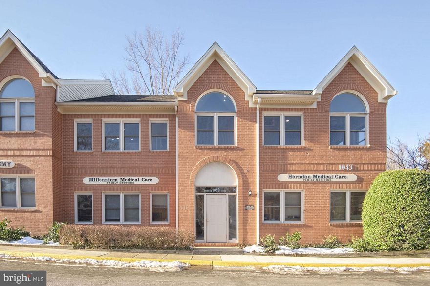 Newly renovated office condo with prime Sterling Road frontage available at Crossroads of Dulles.