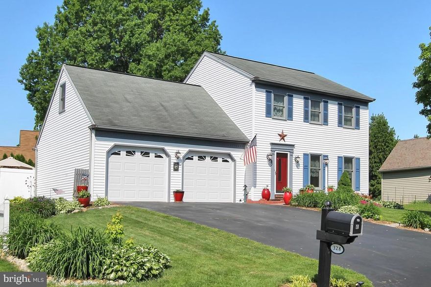 Meticulously maintained! The eat-in tuxedo kitchen with granite counters, tile floors, and backsplash is ready to impress. Brazilian cherry hardwood floors with a propane fireplace make the living room extremely inviting. Retreat to the spacious master bedroom with double closets & private tiled shower. The L shaped workbench in the large two car garage is perfect for Pinterest projects. There is plenty of space with a finished lower level with built-ins for extra storage. Life begins after 5 in this backyard oasis. Entertain on the deck and patio in the landscaped fenced rear yard while taking a dip in the sky blue pool. Stay cool under the included gazebo or stargaze at night around the fire pit. Everything else is a compromise.