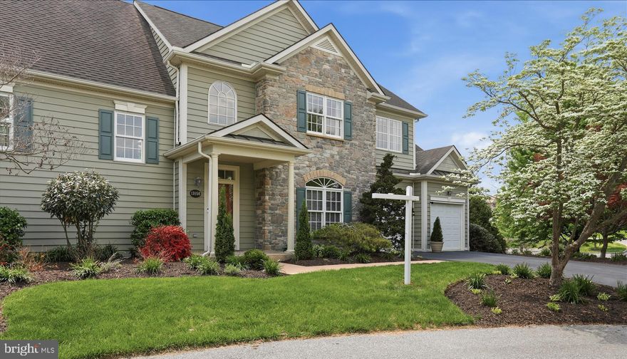 Welcome to this spacious villa with 3 bedrooms, 4 full bathrooms, 2 car garage, a deck, and a covered rear patio backing to a wooded area. The main floor features a beautiful foyer with oak floors; living room with 2 story open ceiling and a two-sided gas fireplace; sunroom/breakfast room with other side of the fireplace and walk-out to the deck with an electric awning;  a large dining room; a kitchen with an island and lots of cabinets; laundry area; a full bathroom; a bedroom with a walk-in closet and built-ins; a primary suite with a tray ceiling, a spacious walk-in closet with closet organizer system, in-suite bath with double vanity sink and plenty of cabinets, and a large walk-in shower.  Retreat upstairs to an office workspace with built-in desks, a full bathroom with a tub shower combo, a bedroom and a huge storage closet with pull down steps to the attic. The lower level featuring a large family room area, a full bathroom, tons of storage space and access to the rear patio.  Located close to medical, commuter routes, shopping, dining and more! 1 Year Home Warranty.