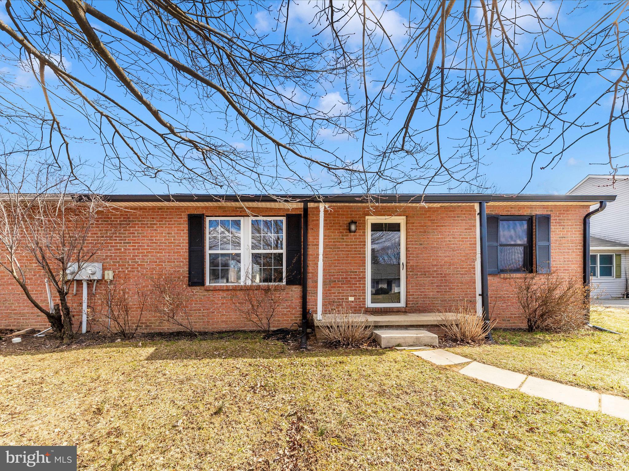 Property back on market due to no fault of seller. Now Listed at Appraised Value! Seller prefers settlement with CLA Title. Well taken care of home in Greencastle; super convenient to I-81 on a quiet cul-de-sac. In the short time the seller has owned this home; she has done so much! Roof and gutters were replaced Nov. 2023, The windows in bedrooms have been re-placed. The bath has been renovated with a new sink, commode and the tub has been re-surfaced by Miracle Method. Washer and Dryer were purchased when seller moved in. Property has a self emptying de-humidifier, new insulation and protective floor in the crawl space. The deck has been updated. New lighting. Pest Control contract with local Orkin franchise. The perfect size. Spacious 2 bedroom one full bath home with large eat in kitchen and spacious living room. Freshly painted with new flooring throughout. Neutral grey color scheme. Soaring cathedral ceilings. All of this comes with a super flat and large back yard backing to mature trees.