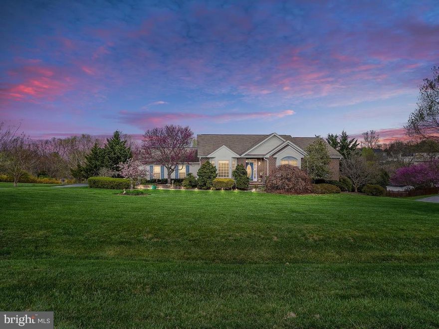 This lovely home features first-floor living at its finest! Set on a quiet cul-de-sac and on approximately an acre, the professionally landscaped lawn and yard boast flowering trees, bushes and a backyard complete with a fully-stocked pond and water feature!  Walk out from the Master Bedroom or the kitchen to the expansive deck--a great private spot to enjoy your morning coffee or entertain while overlooking the pond and gardens. The well-kept interior of the home includes great upgrades--gleaming hardwoods, skylights, a vaulted ceiling in the kitchen and an open floor plan. The formal dining room features windows galore and a front bay window. Enjoy cooking in the light-filled kitchen with skylight and bump-out perfect for a cozy sitting area. Cook or entertain in the open floor plan kitchen that flows into the family room with a great space for relaxing by the lovely fireplace. The extra-large Master Bedroom suite includes a walk-in closet and spa bath with a soaking tub, separate shower, dual sinks and linen closet, and walk out to the deck! Two extra-large bedrooms round out the main level--plus a full hall bath and convenient main-level laundry. On the lower light-filled level, enjoy two spaces for entertaining and recreation, and walk-out to the backyard. The lower level also features a bonus room--perfect for use as a guest room, office or craft room--a full bath and work-room and large storage space. All this--plus highly-ranked schools and located in a great commuter location.***Check out our 3D home tour on Zillow: https://cutt.ly/ltCPs5I***Click the link for the virtual home tour!*** https://www.youtube.com/playlist?list=PL0j7p96aFtsVqcRCIyovgaDbUO6wRPFkT