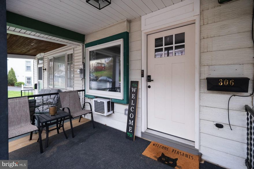 The sellers have pured a lot of love into this cozy home. The electrical system in the house has been redone. There is fresh flooring throughout. The kitchen countertops have been replaced. The lighting is modern. Walking onto the porch and through the front door leads into the living room. Through the living room you enter the dining room which opens into the kitchen. Though small, the kitchen is well packaged with lots of cabinets and storage. 

The second floor has been configured as a bedroom suite, opening up the second bedroom to flow into the main front room and the bathroom behind it. There is a walkup attic which provides a storage area.

Don't be fooled by the unusual property boundaries. Walking out of the basement into the backyard, you'll find a pathway that leads behind the neighbor's garage to the several garages and sheds belonging to the listed property. The first building is a large red shed. The second is a 2 car garage. The Third is a smaller shed for lawn equipment. The property stretches out to the alley and down to the mature trees bordering the park. Please see survey in pictures for more details.