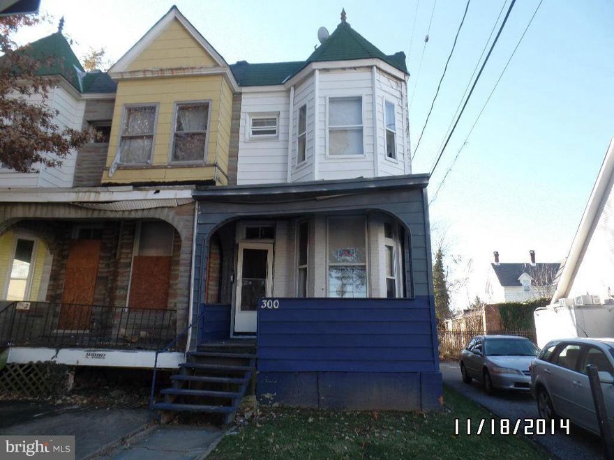 Fannie Mae Homepath Property. This home features a front porch and high ceilings!  Enjoy huge bedrooms and expansive living room.   The fenced in yard and rear deck for entertaining.  Basement for storage or added living space. Close to to major highways and not far from the attractions of Downtown Baltimore.