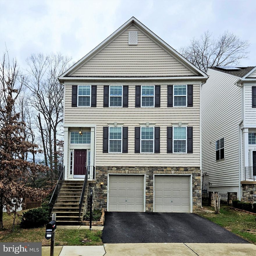 Lovely 3 BR, 3.5 BA home with attached 2-car garage and open floorplan, freshly painted and available now.  The kitchen has gas cooking, wall oven, butler's pantry, bar seating, and sunny breakfast area with sliding doors to the deck.  On the main level, there is also a living room, study with double doors, family room with fireplace, and powder room.  The bedrooms are spacious, and the MBR includes a large walk-in closet and luxury MBA.  The laundry room with utility sink is on the upper level.  On the lower level is a rec room, guest BR, and full bath.  Enjoy the community pool, tennis court, tot lots, beautiful clubhouse with fitness center, waterfront workout equipment, grills and picnic tables, and paved trail.  No pets allowed.  Minimum of two year lease required.