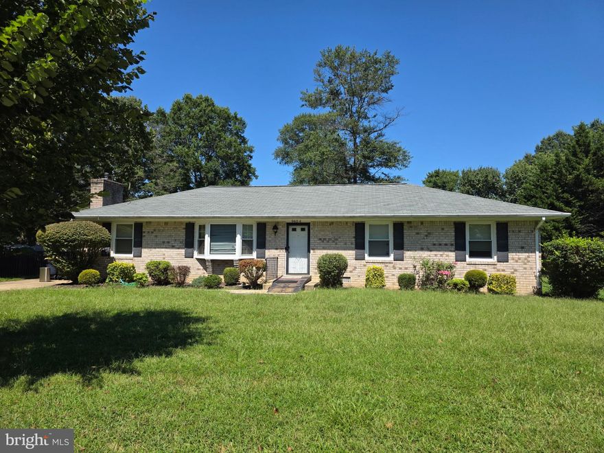 LOCATION LOCATION! Home is now back from under contract and accepting showings and offers. Beautiful 3-bedroom, 2-bath home on half an acre in a quiet Brandywine neighborhood! Freshly painted and full of potential, this home is SOLD-AS-IS. Located less than 30 minutes from Northern VA and 20 minutes from Andrews AFB, it offers convenience and tranquility. Enjoy a friendly, safe community with a strong law enforcement presence. This neighborhood is perfect for raising a family, retiring, or peaceful living. With comparable homes nearby, this is a great value opportunity in a beautiful, welcoming neighborhood.
