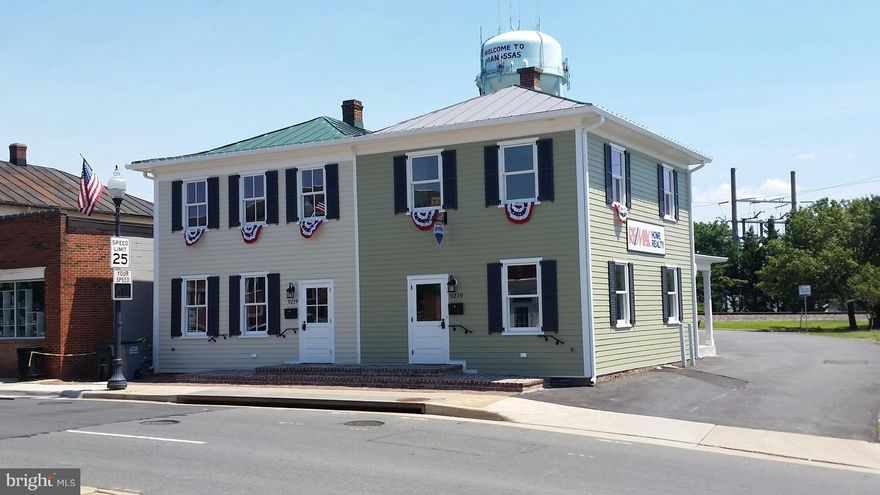 Premium office space is available in the heart of Historic Manassas. Restored 1890s building on the corner of Route 28 (Center St) and Grant Ave (234 business). Professional Office Space. Single carpeted office with great city views, wired for cable and multiple CAT6 access points, Wifi.  Room for desk, filing cabinets and 2 guest chairs.  The building offers 2 bathrooms, a common kitchen with dishwasher, fridge/ice, microwave, WIFI, a common rear patio, and a private conference room available as needed. Open private parking. Current tenants: Real Estate Office, Small Business Accounting, Financial Advisor.  Professionally managed with online and mobile rent payments available.
