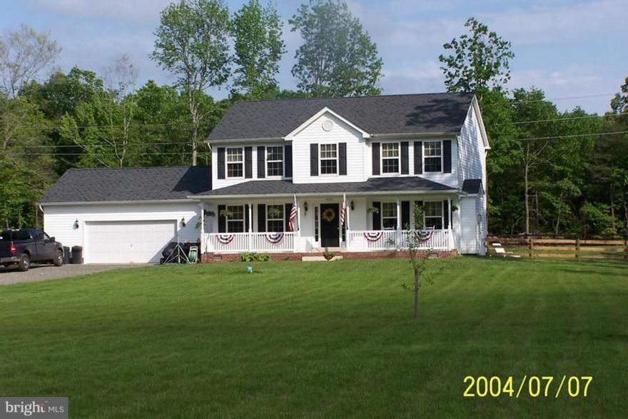 3.6 CLEARED ACRES. ALL FENCED IN SURROUNDED BY BEAUTIFUL TREES, 2 LARGE OUT BUILDINGS WITH LOTS OF ROOM FOR STORAGE. VERY LARGE ROOMS THROUGHOUT HOME. 4 BR, 2 1/2 BATHS. OVERSIZED 2 CAR GARAGE, FRONT PORCH AND NICE BACK  DECK. PRIVATE SETTING AT THE END OF ROAD. THIS HOME IS 10 MIN. FROM LA PLATA, MD.