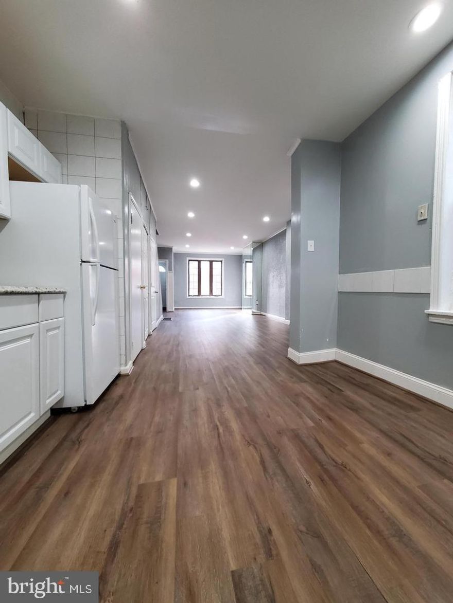 Completely renovated 3 bedroom row home with large back patio in booming Grays Ferry! Great location close to local shops including Fresh Grocer, Wharton Square park, restaurants with a large community garden at the end of the street. The large living and dining areas have new flooring with a gas stove and new microwave. The large patio is perfect for dining al-fresco for a BBQ. Upstairs there are three large bedrooms upstairs with new carpeting and a beautiful new bathroom. The house also features new heating and central AC and new washer and dryer. Clean and dry basement offers plenty of storage space. Super easy and free street parking available. Pets are welcome at owner discretion with a monthly pet fee of $50/month. Tenant pays all utilities. NO smoking of any kind. Available starting August 1st. First, last and security due at lease signing.