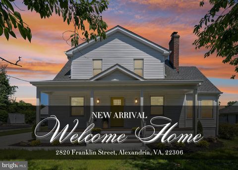Photo of 2820 Franklin Street, ALEXANDRIA, VA 22306 (MLS # VAFX2312252)