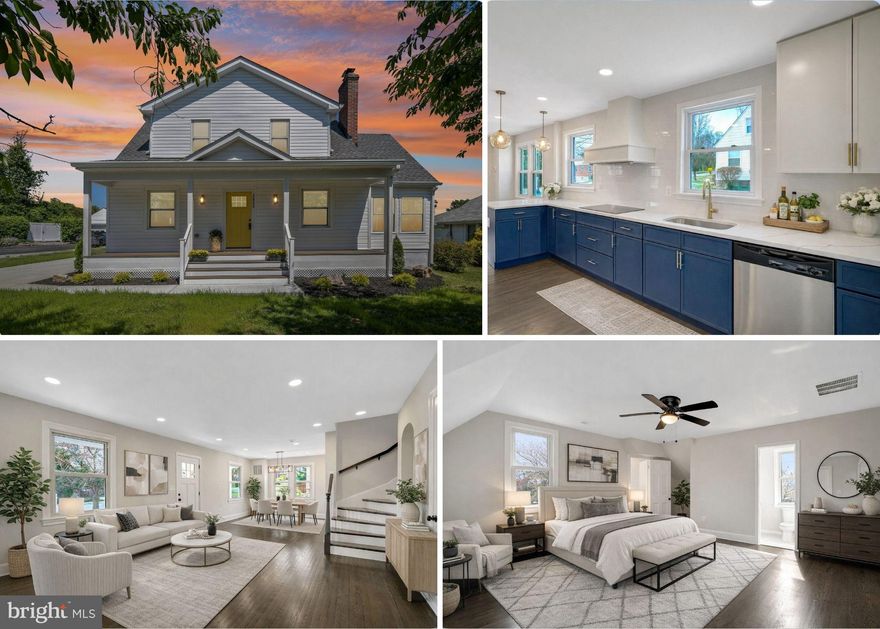 Welcome to 2820 Franklin Street, introducing a beautifully remodeled residence situated on over half an acre in an exceptionally convenient Alexandria location. Offering four bedrooms and four full bathrooms, including two spacious primary suites, this home delivers the perfect balance of modern luxury, functionality, and flexibility for today’s lifestyle.
From the moment you arrive, you’ll appreciate the impressive 0.52-acre lot, two-car garage, and extended driveway with abundant parking. Thoughtfully renovated from top to bottom, the home features major system upgrades including dual HVAC systems, new plumbing, new electrical wiring, a new sump pump, and a new water heater, providing both efficiency and peace of mind.
Inside, the redesigned open-concept layout creates bright, inviting spaces filled with natural light. The fully renovated kitchen serves as the centerpiece of the home, showcasing quality cabinetry, sleek countertops, and brand-new stainless steel appliances that seamlessly flow into the dining and living areas, ideal for everyday living and entertaining.
The main level includes a bedroom and full bathroom, perfect for guests, a home office, or convenient main-level living. Upstairs, generously sized bedrooms offer comfort and privacy, while the two well-appointed primary suites provide versatile living options. The finished basement adds even more functional space with a legal bedroom and full bathroom, ideal for recreation, extended stays, or additional living quarters.
Outdoors, the expansive backyard offers endless possibilities for entertaining, gardening, or creating your own private retreat. Conveniently located near shopping, dining, parks, and major commuter routes including Richmond Highway (U.S. Route 1) and I-95, this exceptional property combines space, style, and convenience in one remarkable Alexandria home.