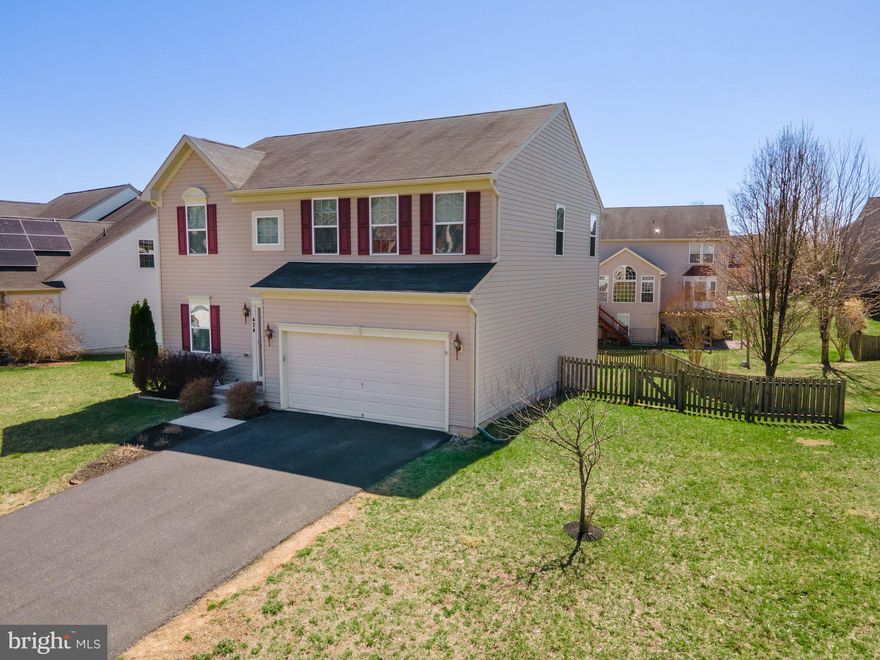 Welcome to this amazing home in the highly desirable Maddex Farm!  Conveniently located near restaurants and shopping, as well as being a short distance from downtown Historic Shepherdstown and Shepherd University campus.    This spacious 4 bedroom, 2 full bath and 2 half bath home boasts an open floor plan design on the main level featuring a morning room off the kitchen, a large family room, formal living room and a half bath.   The second level of the home has 4 bedrooms and 2 full baths, boasting a master suite:  Spacious master bath with separate ceramic shower and soaking tub, dual vanity and a large walk in closet.   Unique to most models in Maddex Farm, this home as the laundry room is conveniently located in the hallway near all the bedrooms on the second floor.   The walk-out basement has approximately 700 square feet finished as recreation/play/ rooms and a half bath leaving approximately 250 square feet of unfinished storage/utility room.   Brand new HVAC system installed in 2024!  New in 2023 is the large, rear Trex deck for entertaining, barbecuing, and family events.    Relax knowing the pets can run free in the nice fenced in back yard.  Come see before you miss out on this one!