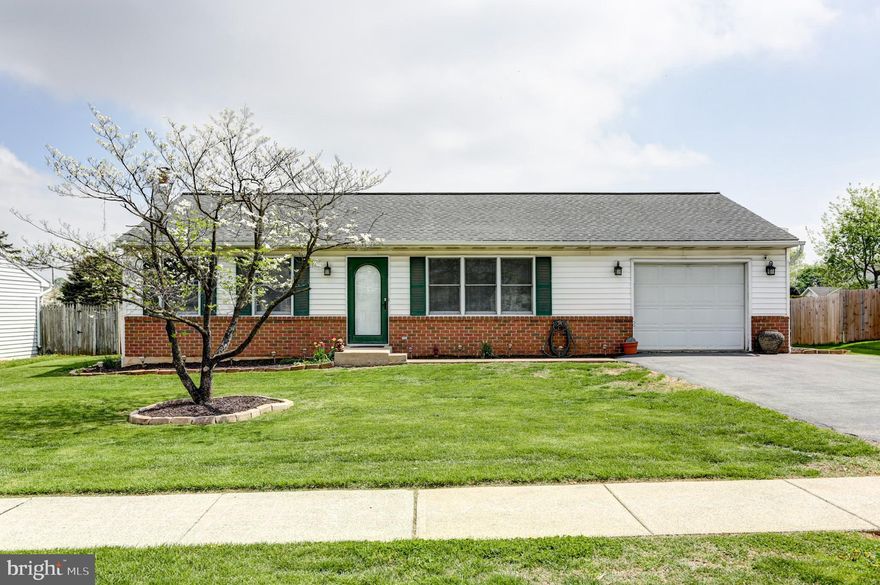 Pack your bags and move right into this charming, well- maintained ranch home situated in a family-friendly neighborhood conveniently located close to schools, shopping, public transportation, and the neighborhood playground. This home is neat as a pin it and move-in ready thanks to thoughtful improvemnets made over the years, including fresh paint, an updated bath, updated  flooring, newer hot water heater, roof, and HVAC system.  It features a spacious country kitchen with updated applicances, roomy main-level living room, and a nicely sized lower-level family room with bar area and pellet stove.  Last but not least, you'll love the  welcoming backyard that features a refreshing in-ground pool, a deck perfect  for outdoor dining, a nicely sized fenced in yard, and a handy storage shed.