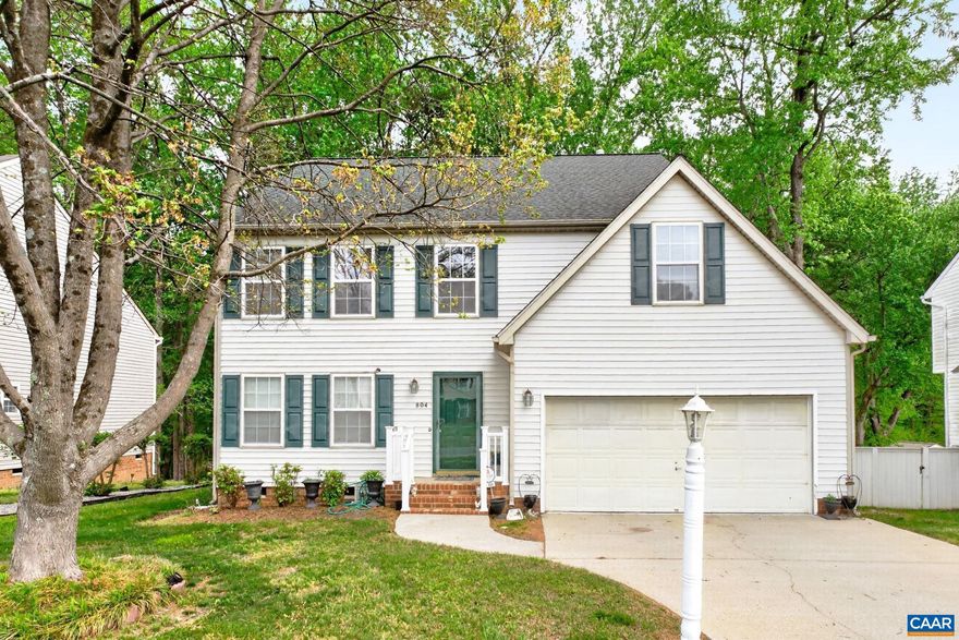 Welcome to this charming 4-bedroom, 2.5-bath, two-story Colonial in Richmond's East End, lovingly maintained by the same owners for over 20 years. The entry foyer opens to a formal living and dining room, while the family room down the hall boasts a cozy gas fireplace and flows into a spacious eat-in kitchen?perfect for gatherings and with access to an oversized back deck designed for future expansion. A half bath and an interior entrance to the oversized 2-car garage with ample storage round out the first floor. Upstairs, the primary suite offers two walk-in closets and an ensuite with dual vanities, a tub/shower combo, and a linen closet. Three additional bedrooms, a full hall bath, and a laundry room with washer and dryer complete the second level. The nearly level front yard is beautifully landscaped, and the backyard adjoins a natural wooded area. Conveniently close to Downtown Richmond?s hospitals, dining, shopping, and entertainment. While there are no known defects, the home, garage, fireplace, and all included appliances are being sold AS-IS. Don't miss this amazing opportunity, contact Agent to schedule your showing today!,Fireplace in Living Room