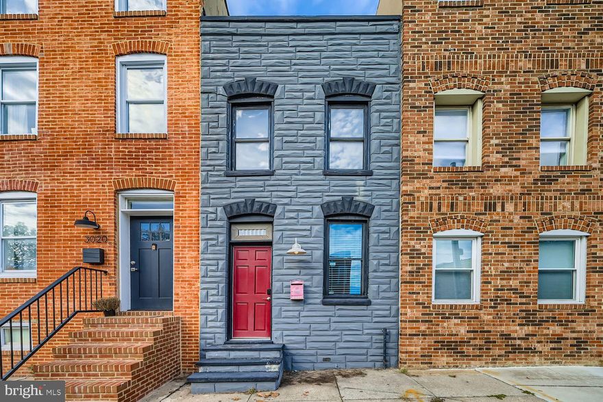 PRIME LOCATION in the heart of Canton.  Only 2 blocks to Canton Square, blocks to Patterson Park, 4 blocks to Canton Waterfront Park!!  You won't find a better deal.  It was extensively updated over the last several years, including new kitchen and bathroom, fresh paint, and hardwood flooring.  Laundry is located just outside the bedrooms and has a sliding barn door.  Enjoy the outdoors on your second-floor deck or backyard.  Parking access in the rear may be possible with the right vehicle.