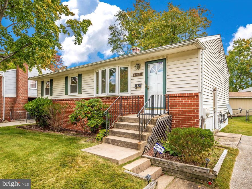 Just in time to host Thanksgiving! Introducing this lovely  4 bedrooms, 2 .5 bath rambler with fully furnished basement just over 2000 sqft. This home boasts elegant hardwood floors throughout the upper level and durable lvp in the kitchen. Speaking of the kitchen, it's updated with beautiful cabinetry, granite counters  and opens to the dining room. There are 3 spacious bedrooms on the upper level including the primary with its own private bath very beautifully updated. The secondary full bath is bright and tastefully updated as well. The finish basement is very inviting with its ambiance enhanced by a cozy gas fireplace and 4th bonus room being used as a 4th bedroom complete with its own ensuite bath. There is ample space for all to spread out and relax! Nestled on a flat yard, this home presents an ideal setting for outdoor activities and relaxation. The presence of a deck adds to the allure, providing a perfect spot for entertaining guests or enjoying peaceful moments amidst nature. Location is ideal! Close to multiple major routes to access Washington, Baltimore shopping, entertainment and public transportation. Must see to truly appreciate. MULTIPLE OFFERS RECEIVED. (Offer deadline October 23 @ 7pm). Sellers reserves the right to accept or reject any offer at any time before or after deadline.