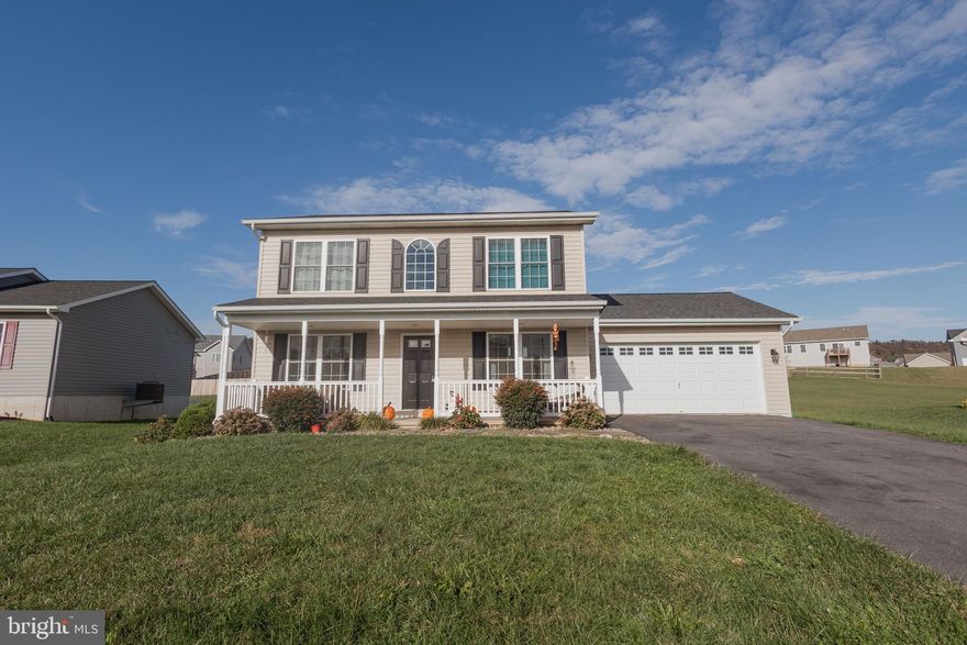 You are not going to want to miss this gorgeous home in the Pebble Ridge Subdivision.   This home is on a flat cleared  .39 acre lot.   First thing you will notice when pulling up is the covered front porch to relax outside on.   This home features 3 bedrooms, 2.5 bathrooms, a 2 car garage, and so much more.  The main level has a separate dining room, kitchen, family room, and powder room.    Set up your showing today as this one is not going to last.