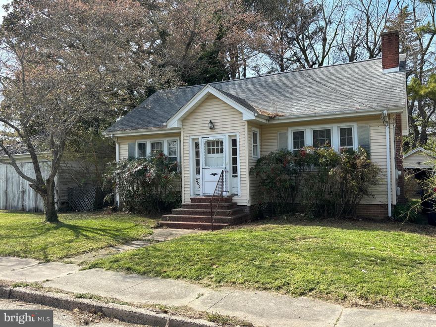 Charming Craftsman Cottage in the Heart of Pocomoke
Ideally located in the city of Pocomoke, this adorable Craftsman-style cottage blends classic character with comfortable living. The home features a separate living room with a cozy brick wood-burning fireplace and a formal dining room accented by beautiful glass partition doors and hardwood floors throughout both spaces.
The bright, cheerful kitchen overlooks a private backyard and opens onto a screened porch—perfect for enjoying your morning coffee while watching birds in a peaceful setting.
Down the hall, you’ll find two spacious bedrooms with ample closet space and stylish luxury vinyl plank flooring. The full bath offers a large bathtub-shower combination along with additional storage.
Craftsman-style moldings and trim add timeless detail throughout the home. A floored attic and large basement provide plenty of extra storage space. Out back, a one-car detached garage sits just off the private yard. 
Conveniently located near shopping and dining, and just a short drive to the beaches of Chincoteague Island, VA, this home offers both charm and accessibility.
Don’t miss your opportunity—homes at this price don’t last long!