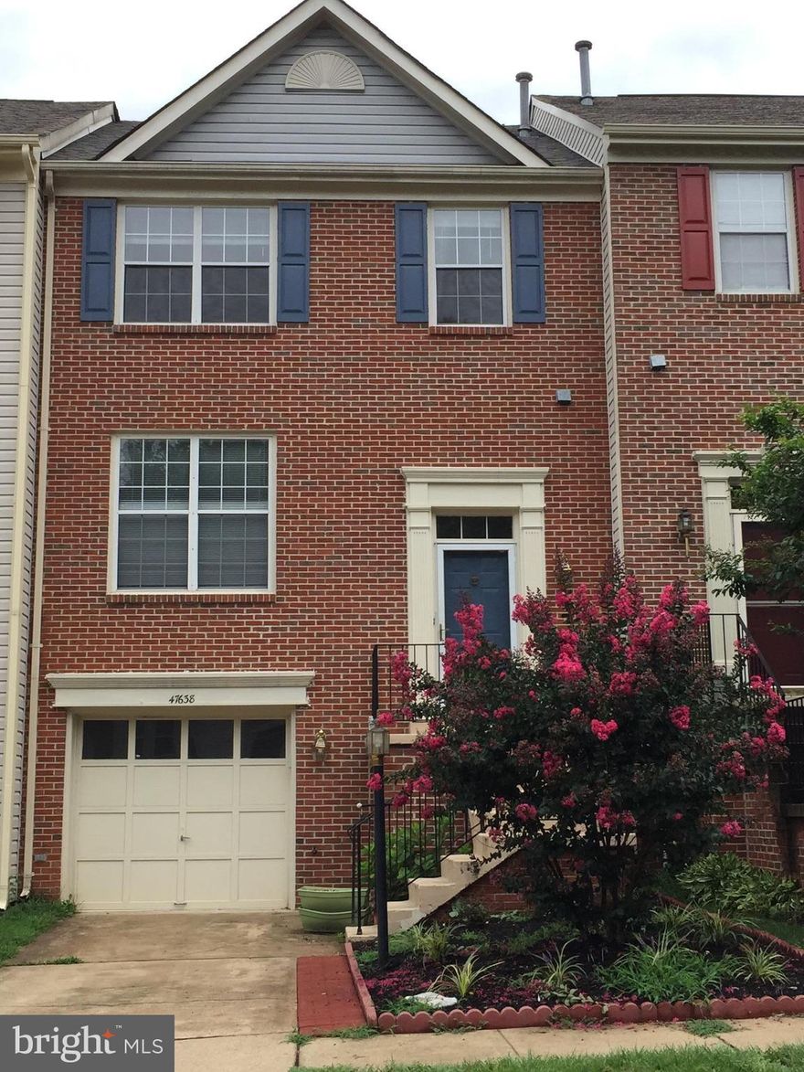 BRIGHT AND BEAUTIFUL OPEN FLOOR PLAN TOWNHOUSE WITH 3 BEDROOMS, TWO FULL & TWO 1/2  BATHS AND ONE CAR GARAGE IS READY TO BE MOVED IN. NEW PAINT, BEAUTIFUL KITCHEN WITH GRANITE COUNTER-TOP,BRAND NEW MICROWAVE,  STOVE & DISHWASHER. FINISHED BASEMENT WITH HALF A BATH. THIS TOWNHOUSE IS LOCATED IN CASCADES/ LOWES ISLAND, A QUIET NEIGHBORHOOD YET CLOSE TO EVERYTHING.