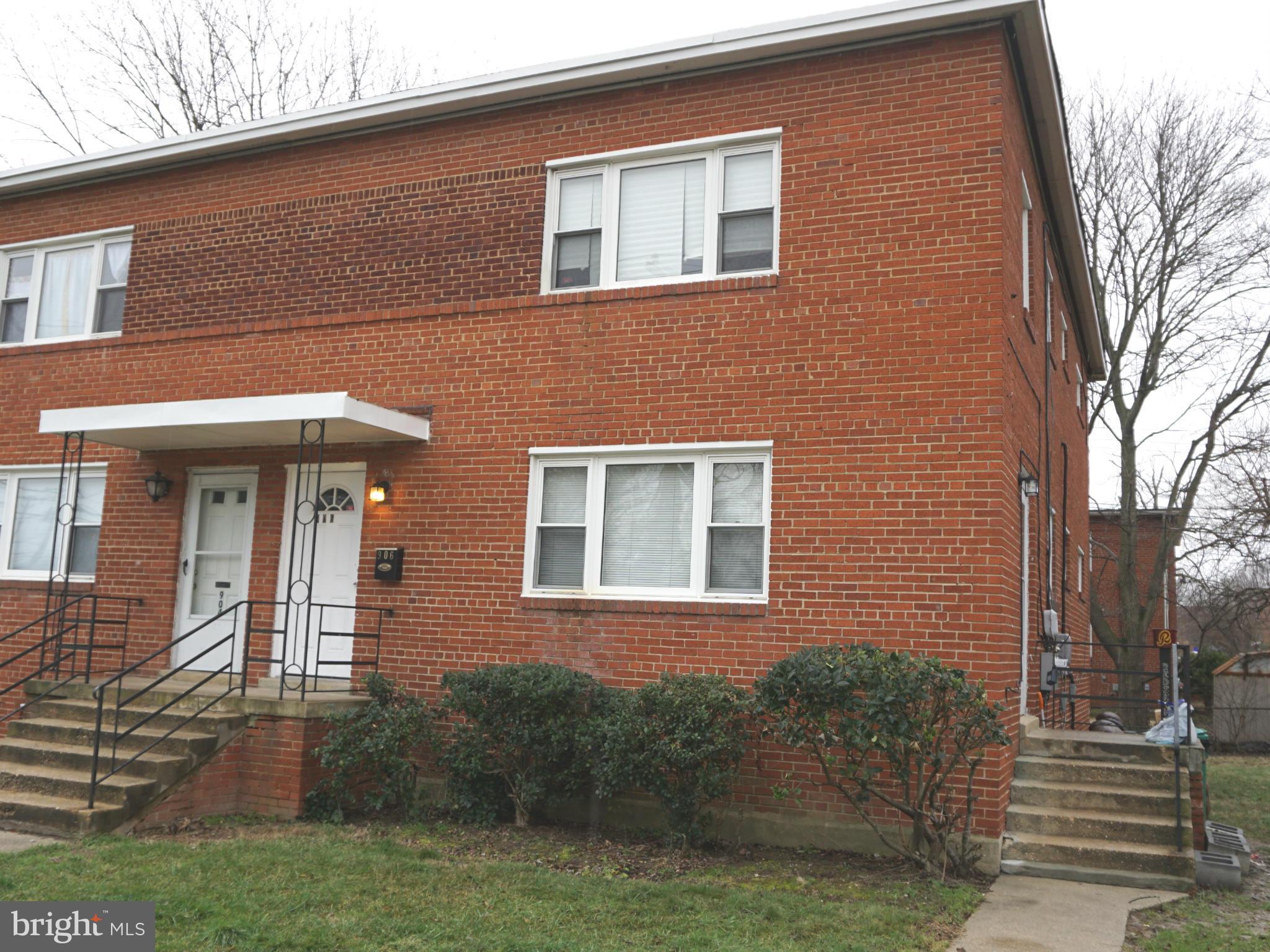 2 bedroom unit right off 198 and the beltway. Hardwood floors through out. No washer and dryer but laundry mate nearby. Must have good credit. Tenants pays $10 month for each occupant for water bill every month, and pay separate gas and electric. $40/month from April to November for grass cutting.