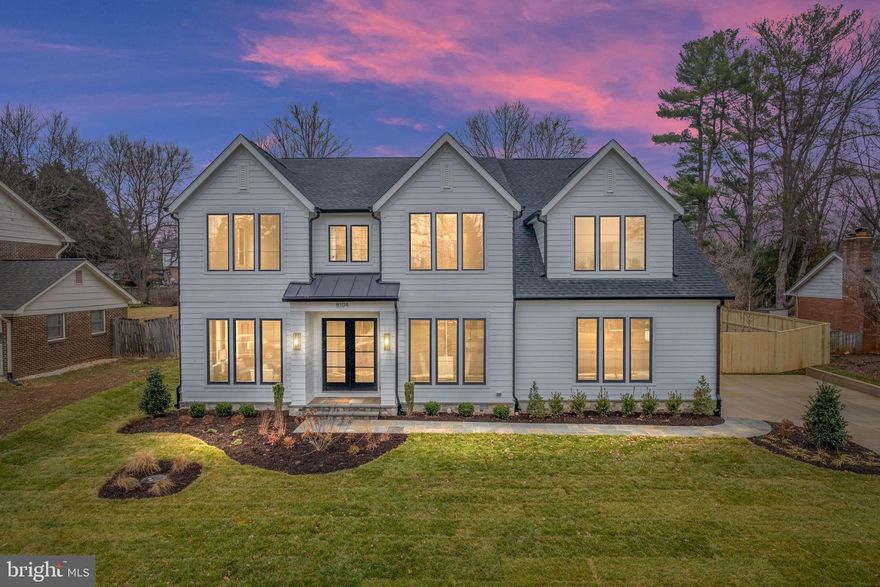 Welcome home to this beautiful, fully customized 7BR/7.5BA masterpiece by local builder Focal Point Homes!  With 6,748 sf of finished living space on an elegantly  landscaped 0.36 acres, the exterior of the home features a side-entry garage, covered rear stone porch, fully fenced in rear yard, and Andersen casement windows.  Stepping inside, you'll find a spacious floor plan with an elegant kitchen featuring a 54" SubZero refrigerator/freezer, 48" Blue Star range, Calcutta Oro island top with Shiloh Napa Rift Cut White Oak cabinets, and dual dishwashers flanking the sink.  Elsewhere, the home includes stunning  7" engineered white oak floors on the main and upper, a welcoming owners suite, ensuites for each of the secondary bedrooms, a basement fitness room, and much more!  PLUS, experience what makes “The Hamlet” one of McLean's most sought-after neighborhoods with community perks like spacious lots, parks, a swim and tennis club, year-round events, and picturesque streets with sidewalks and underground utilities. Just a short walk to Spring Hill Elementary School (Langley HS pyramid) and the Spring Hill Recreation Center, this home truly combines luxury, convenience and a vibrant community lifestyle.
