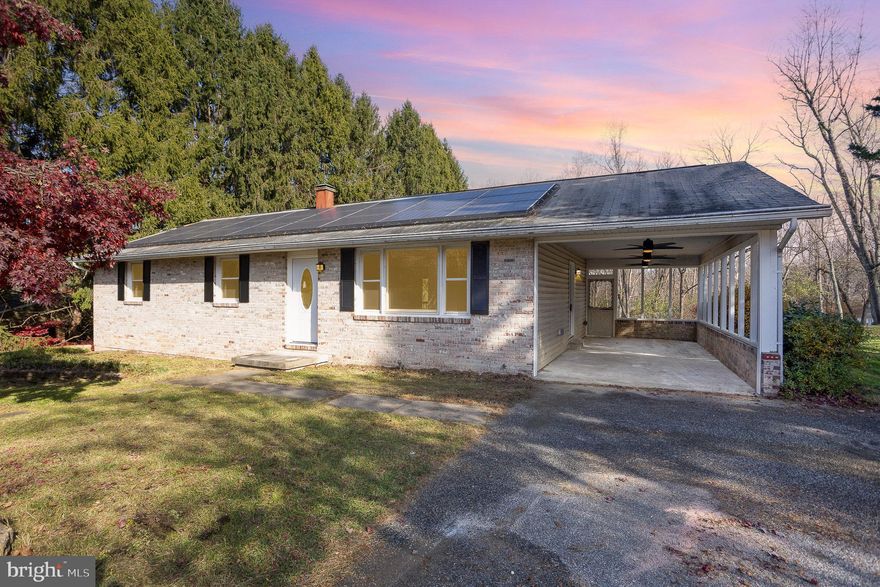 OPEN HOUSE - THIS Sun Dec 29, 11:00AM-1:00PM  -  DREAM BIG! Looking for an UPDATED rancher sitting on a nice level yard within a quiet community in Fallston? HERE YOU GO AND IT'S UNDER $500K?  Home has been totally updated. 3 bedroom 3 full baths! New LVP and/or carpet throughout the home. NEW kitchen with soft close cabinets, granite countertop and NEW upgraded stainless steel appliances. 2 full baths on the main level with one of them being your private Primary bath. Both have been updated with ceramic tile. Front main entry door is brand new. Your lower level has a huge Rec room with a walkout level slider to your backyard, another brand new large full bath and 2 bonus rooms perfect for an office, guest space, workout area, etc. HOME HAS A BRAND NEW "BAT" SEPTIC SYSTEM INSTALLED IN NOV 2024! Home also has an elongated covered carport and shed on property. Enjoy the community that is removed from the hustle and bustle yet super close to everything!